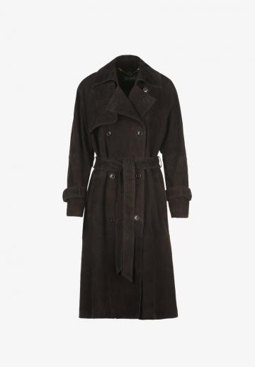 Кожаное пальто