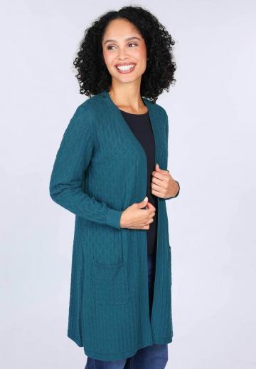 Длинный жилет