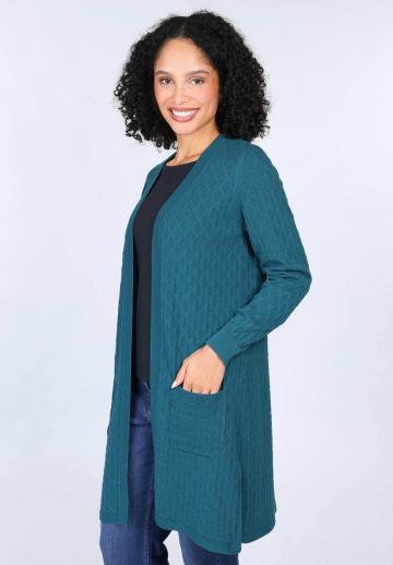 Длинный жилет