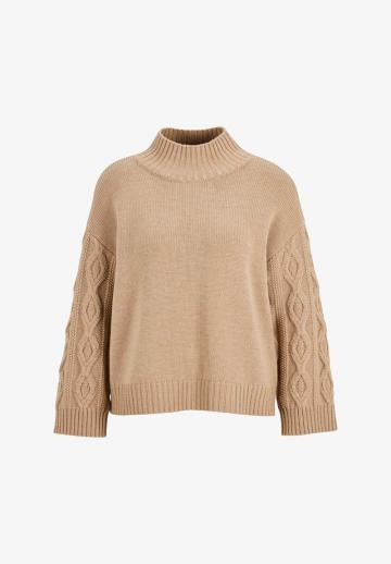 Пуловер с рукавом три четверти