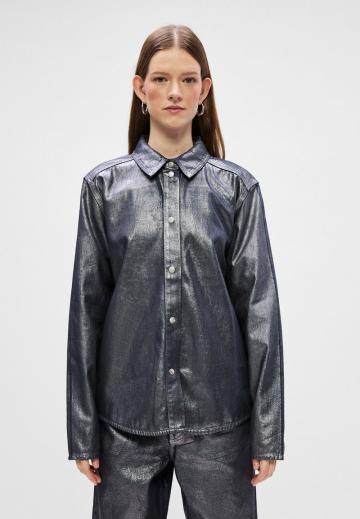 Джинсовая блузка