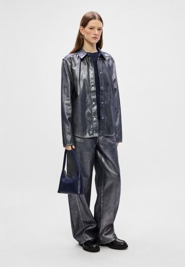 Джинсовая блузка