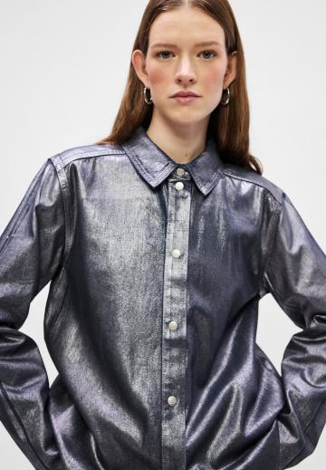 Джинсовая блузка