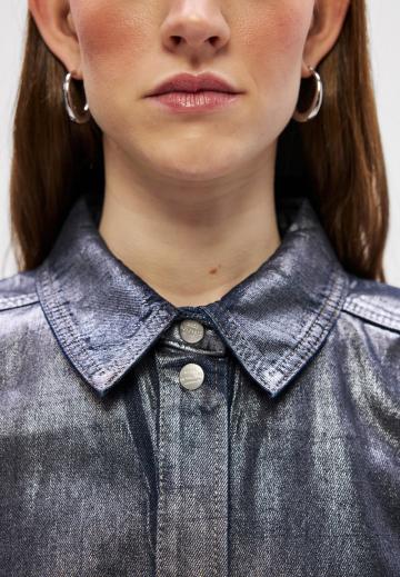 Джинсовая блузка