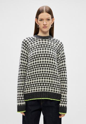 Длинный пуловер