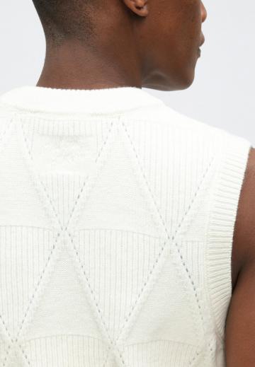 Пуловер без рукавов