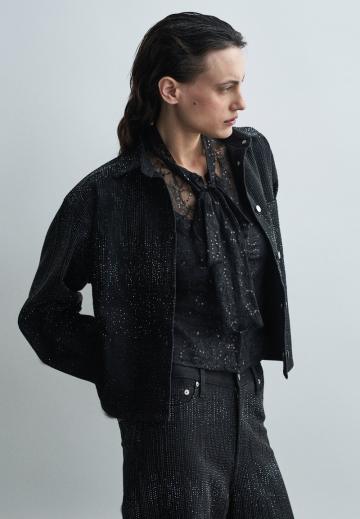 Джинсовая блузка