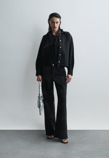 Джинсовая блузка