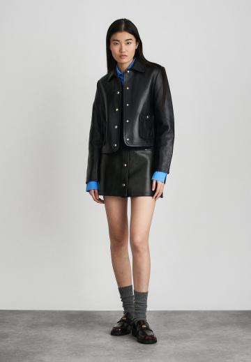 Кожаная юбка