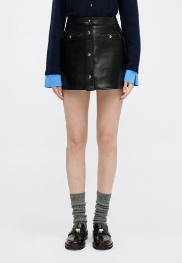 Кожаная юбка