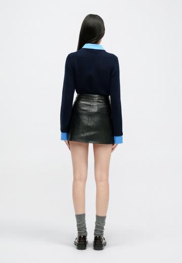 Кожаная юбка