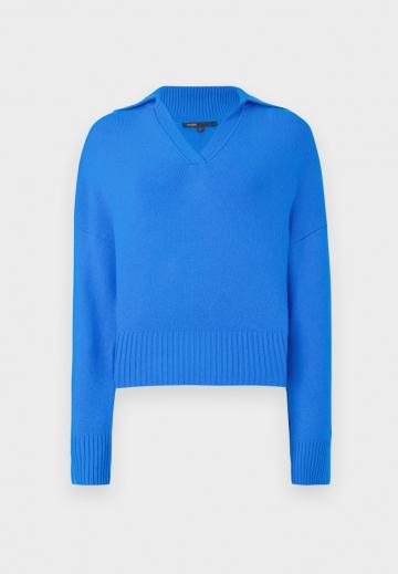 Пуловер с вырезом V