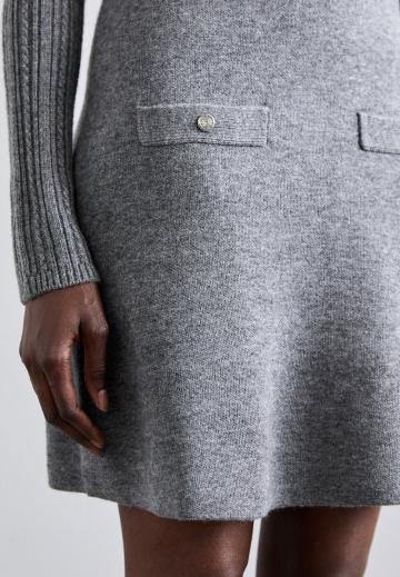 Вязаное платье