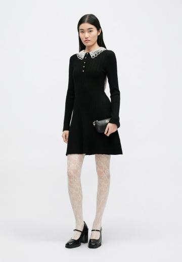 Вязаное платье