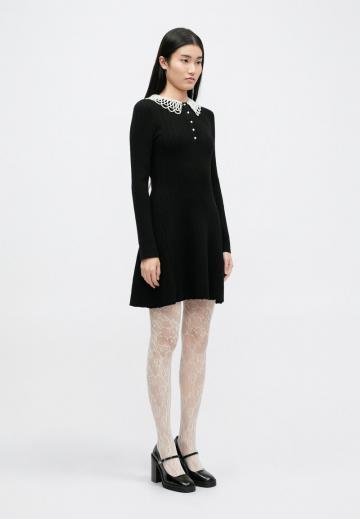 Вязаное платье