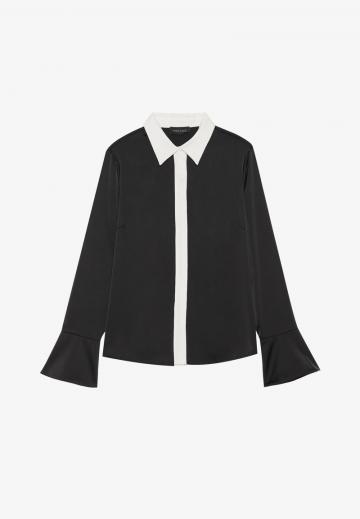 Атласная блузка