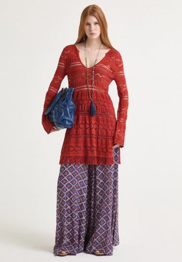 Длинный пуловер