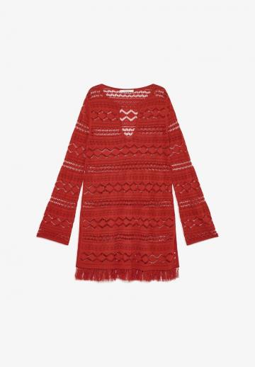 Длинный пуловер