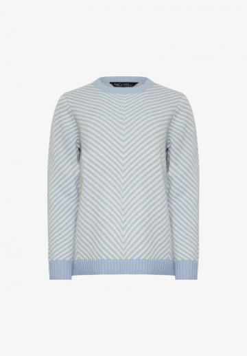 Пуловер в полоску