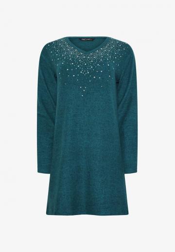 Длинный пуловер