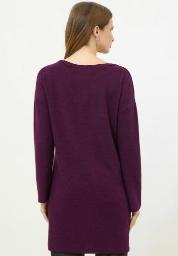 Длинный пуловер