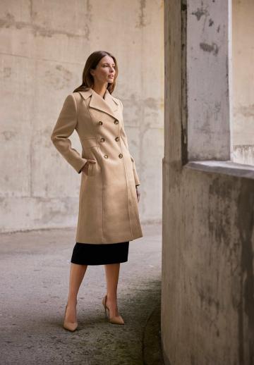 Шерстяное пальто