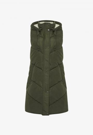 Длинный жилет