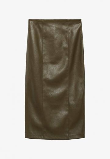 Кожаная юбка
