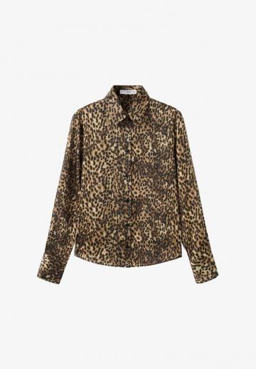 Атласная блузка