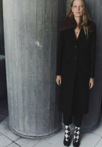 Шерстяное пальто