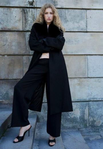 Шерстяное пальто