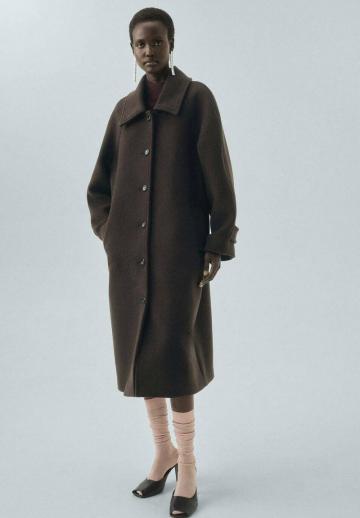 Шерстяное пальто