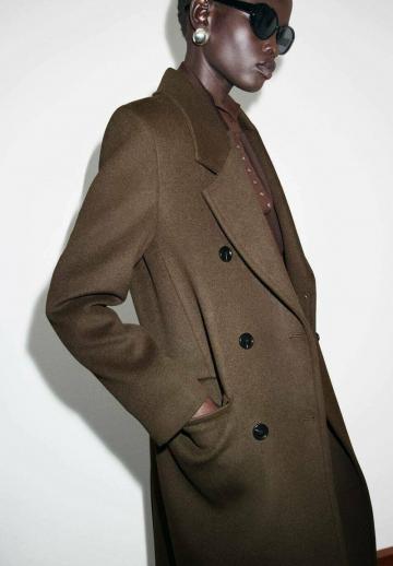 Шерстяное пальто