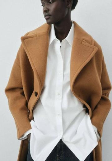 Шерстяное пальто