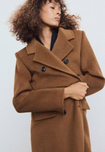 Шерстяное пальто