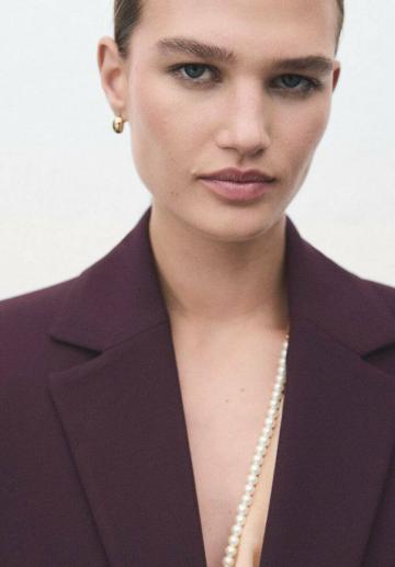 Длинный блейзер