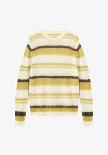 Пуловер в полоску