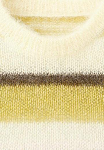 Пуловер в полоску