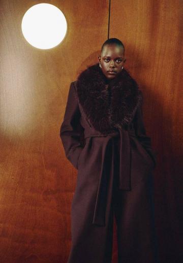 Шерстяное пальто