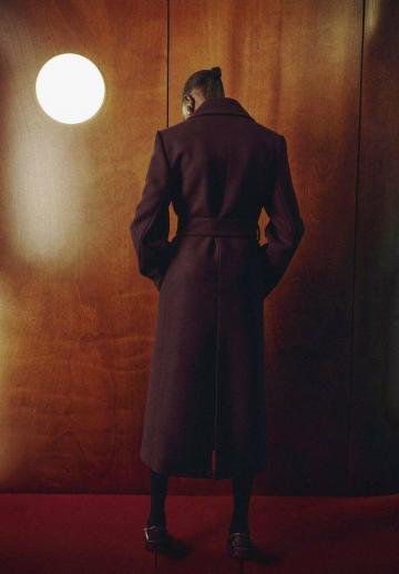 Шерстяное пальто