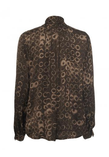 Атласная блузка