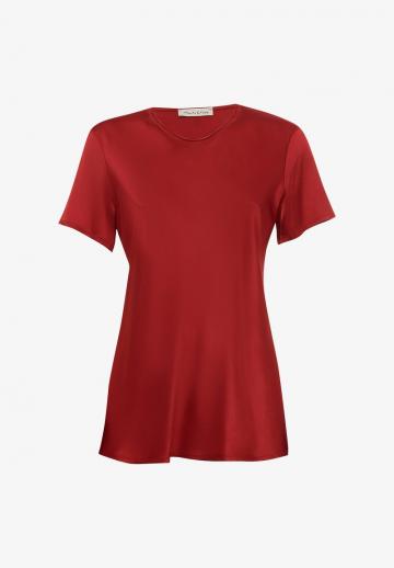 Атласная блузка