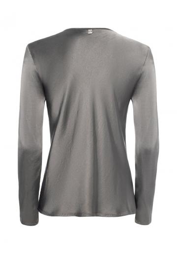 Атласная блузка