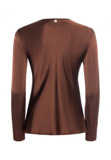 Атласная блузка