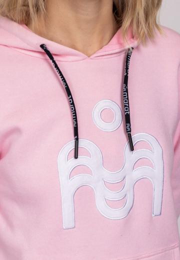 Пуловер с капюшоном