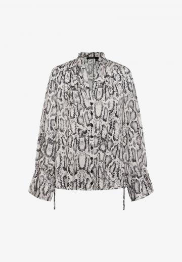 Атласная блузка