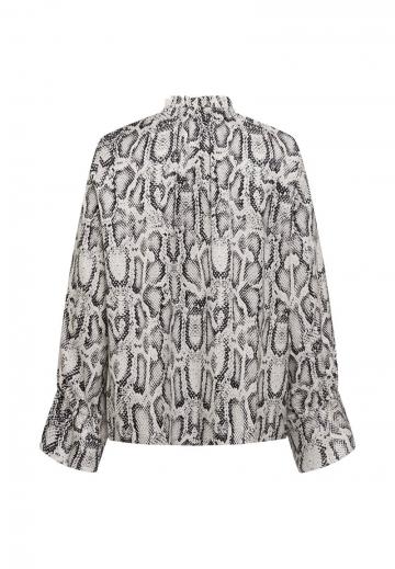 Атласная блузка