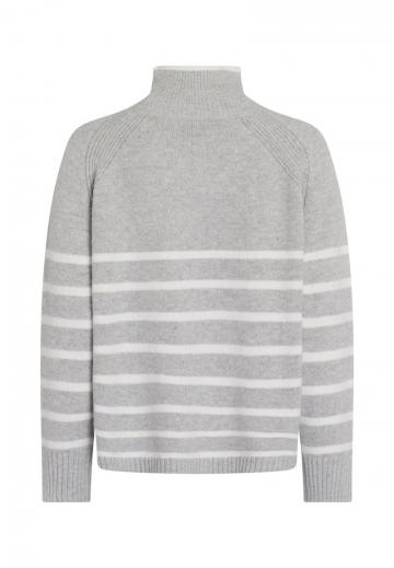 Пуловер в полоску