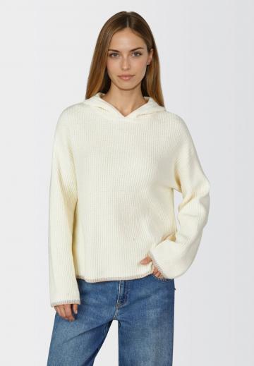 Пуловер с капюшоном