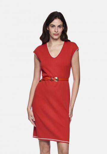 Вязаное платье